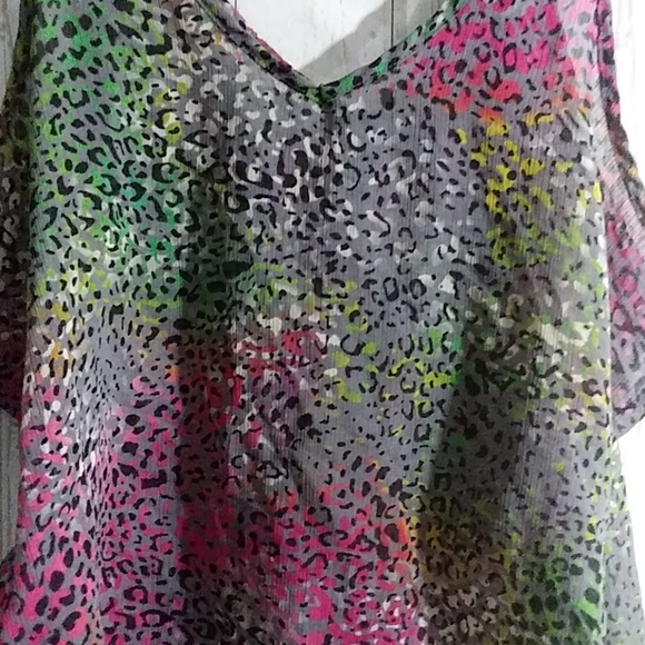 Charlotte Russe animal print tank top sz M - Picture 2 of 5